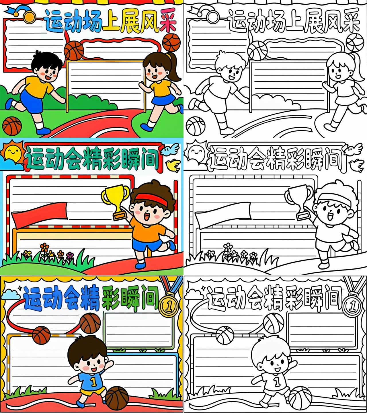 Hand-copied newspaper for the Games (Hand-copied newspaper for the Animal Games)